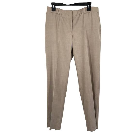BOSS Hugo Boss pants Tocanes5 stretch wool blend tan size 8 - Picture 1 of 4
